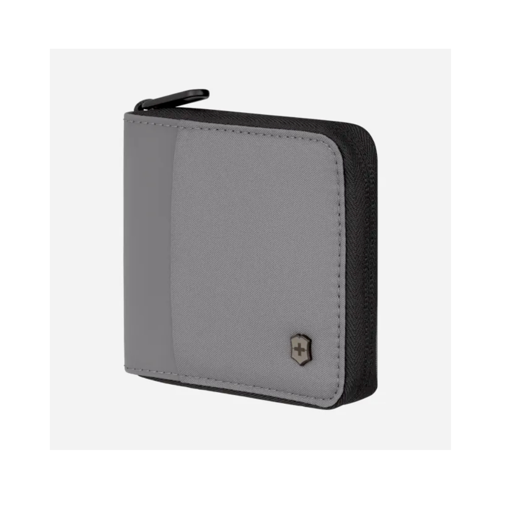 Victorinox - Étui pour passeport RFID avec tirette - Grey