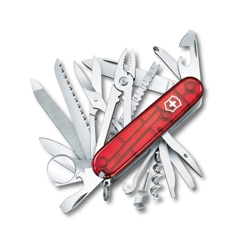 [VI/1.6795.T] Victorinox - Swiss Champ - Rouge transparant